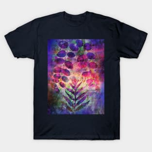 Botanical abstract collage 2 T-Shirt